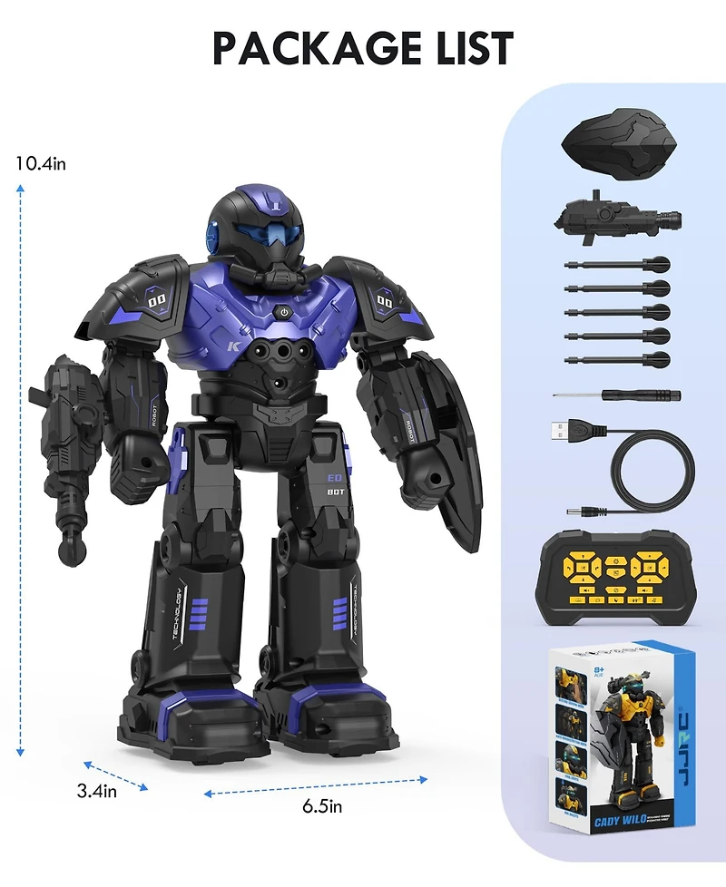 Rc Robot Toys, Gesture Sensing Programmable Rc Robot Toy, Talking, Dancing Rechargeable Intelligent Remote Control Robot