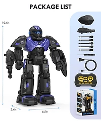 Rc Robot Toys, Gesture Sensing Programmable Rc Robot Toy, Talking, Dancing Rechargeable Intelligent Remote Control Robot