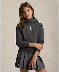 Polo Ralph Lauren Girls 7-16 Big Pony Long Sleeve Hoodie