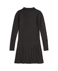 Polo Ralph Lauren Girls 7-16 Mini-Cable Long Sleeve Sweater Dress