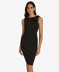 Calvin Klein Women's Bow Shoulder Sheath Dress