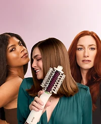 Shark 3-Pc. SmoothStyle Heated Comb and Blow Dryer Brush with Storage Bag Silicone Mat