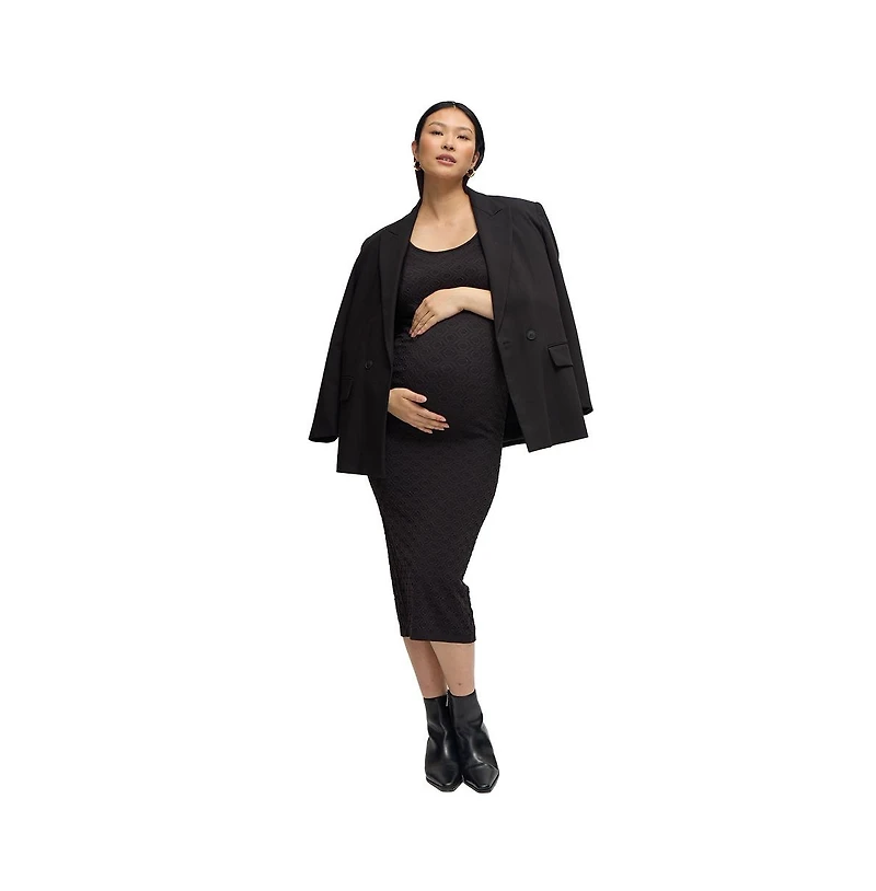Ingrid + Isabel Maternity Seamless Bodycon Midi Dress