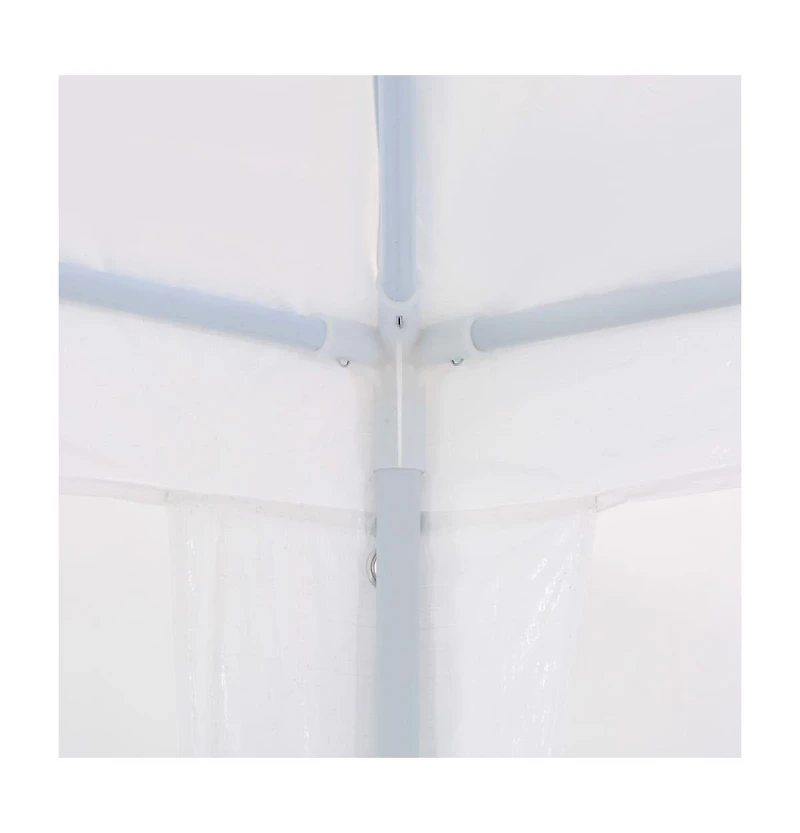 vidaXL Party tent White Pe roof Large Collapsible Party tent