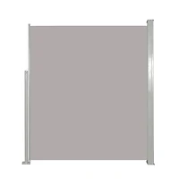 Side Awning Grey 100% polyester fabric with Pu coating