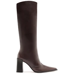 Schutz Women's Raffaela Up Pointed Toe Dress Boots