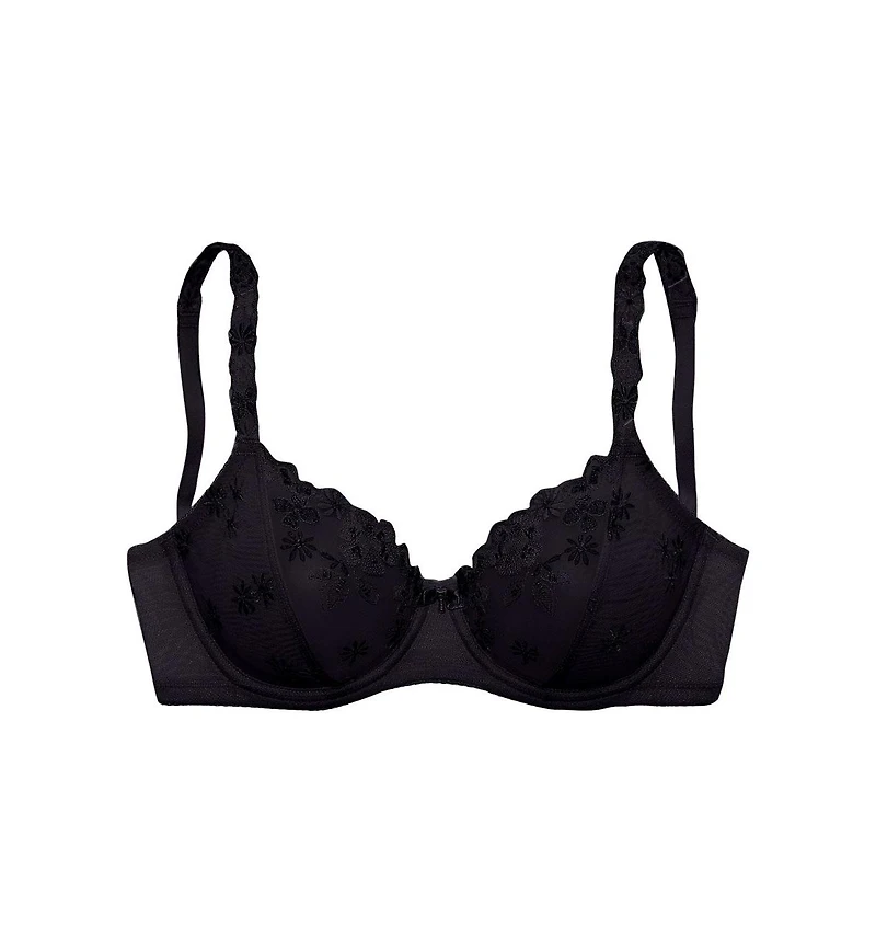 Lascana Women's Floral Lace Unlined Bra