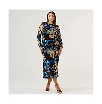 Estelle Cleo Mesh Midi Dress