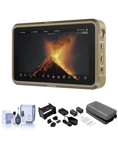 Atomos Ninja Ultra 5.2" Hdr Monitor-Recorder Bundle with Atomos Accessory Kit and Complete Optics Care and Cleaning Kit