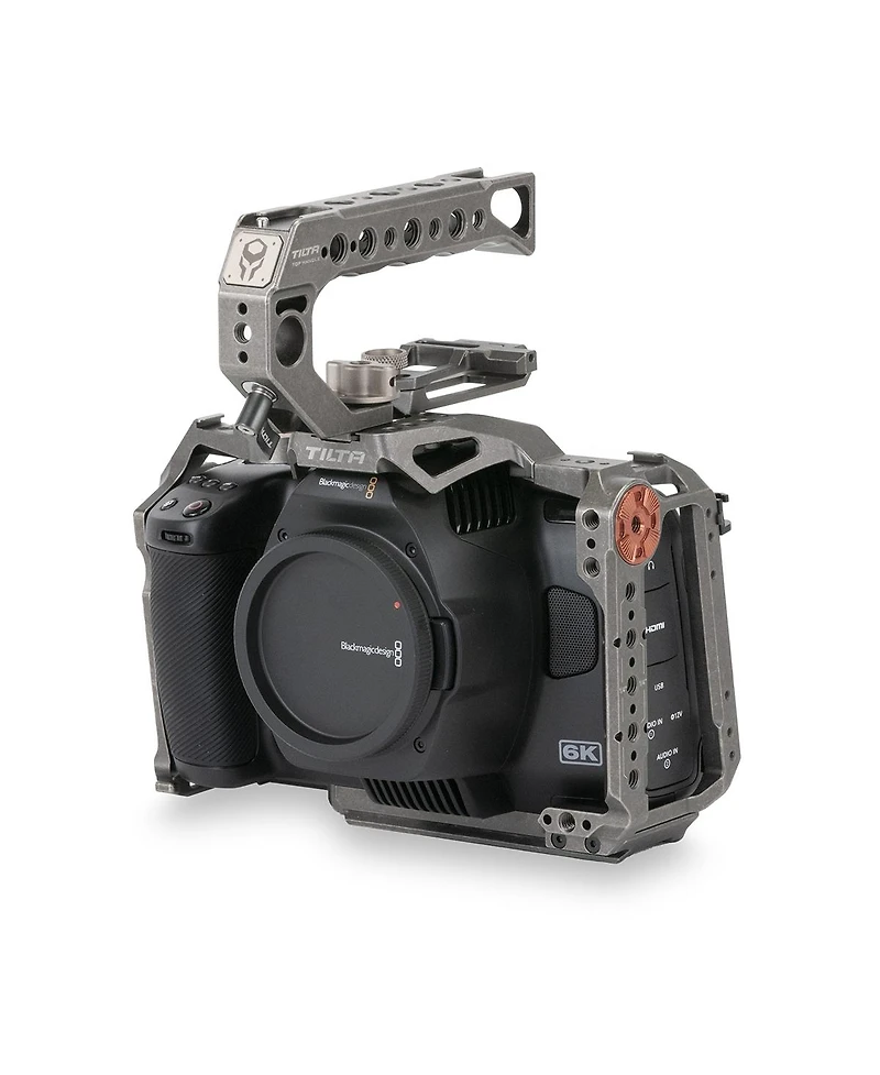 Tilta Basic Full Camera Cage Kit for Bmpcc 6K Pro/G2, Tactical Gray