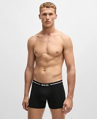 Hugo Boss Men's 3-Pack Bold Logo Boxer Briefs Underwear