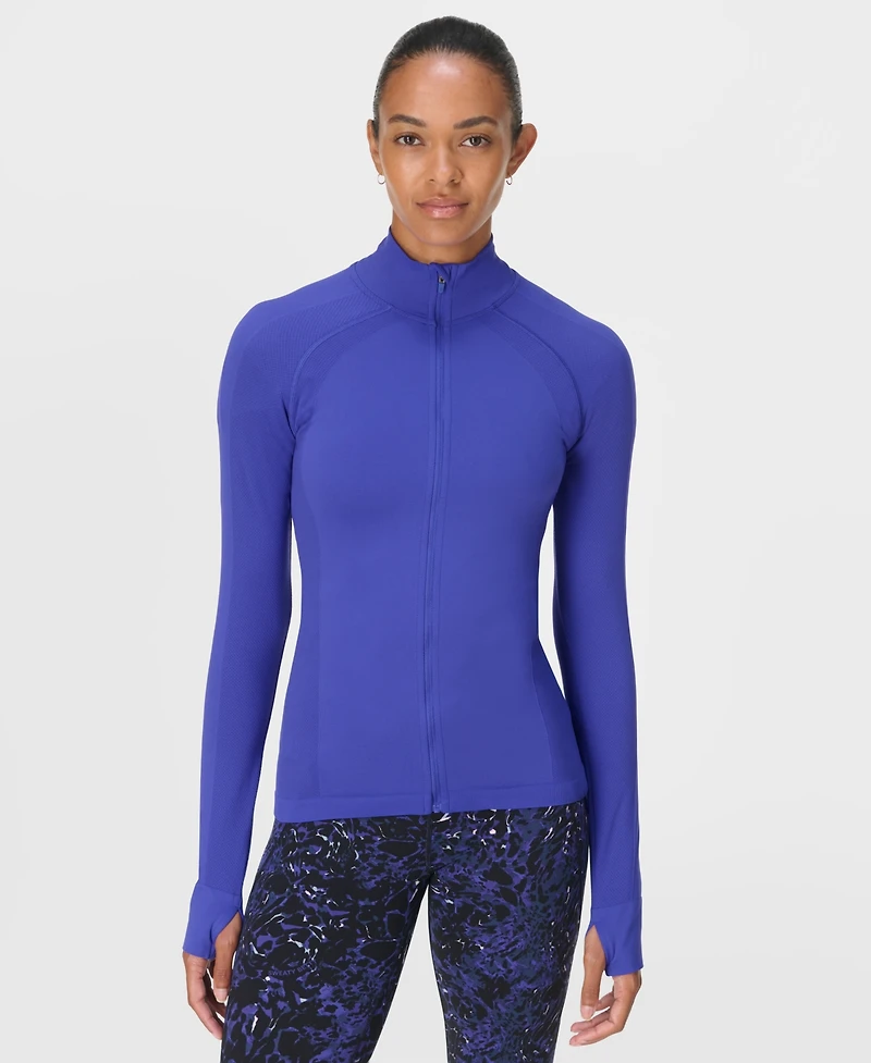 Sweaty Betty Women's Athlete Seamless Workout Zip Up Jacket