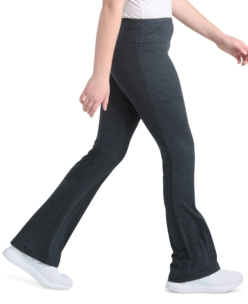 Adidas Big Girls Melange Flare-Leg Pants