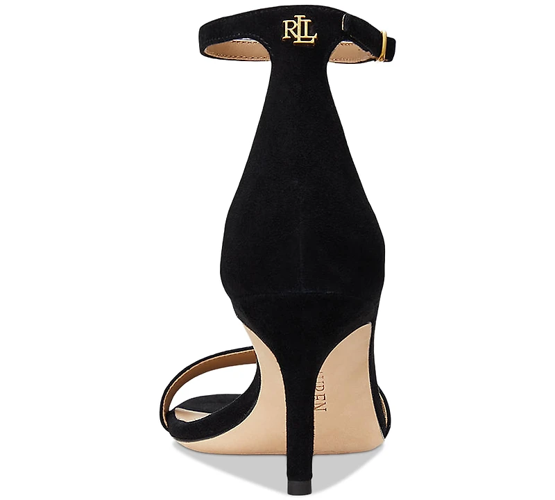 Lauren Ralph Lauren Women's Allie Ankle-Strap Mid-Heel Dress Sandals