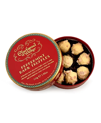Charbonnel et Walker Holiday Peppermint Bark Truffles, 110g