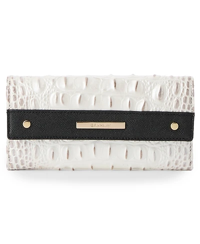 Brahmin Cordelia Minden Trifold Magnetic Snap Wallet