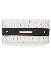 Brahmin Cordelia Minden Trifold Magnetic Snap Wallet