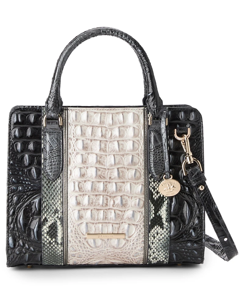 Brahmin Cami Nottingham Square Shaped Small Satchel Bag