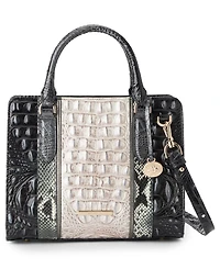 Brahmin Cami Nottingham Square Shaped Small Satchel Bag