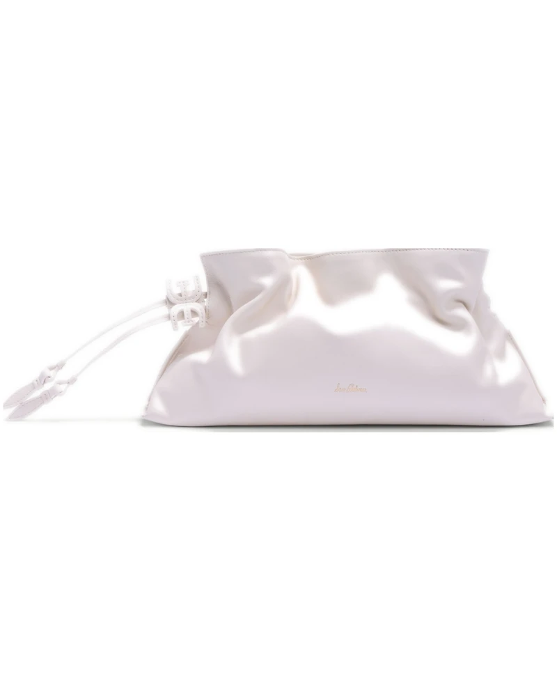 Sam Edelman Poppy Oversized Leather Drawstring Clutch