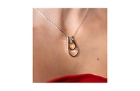 Lucy Quartermaine Horse Shoe Tri Pendant