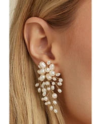 Untamed Petals Moore Freshwater Pearl Earrings