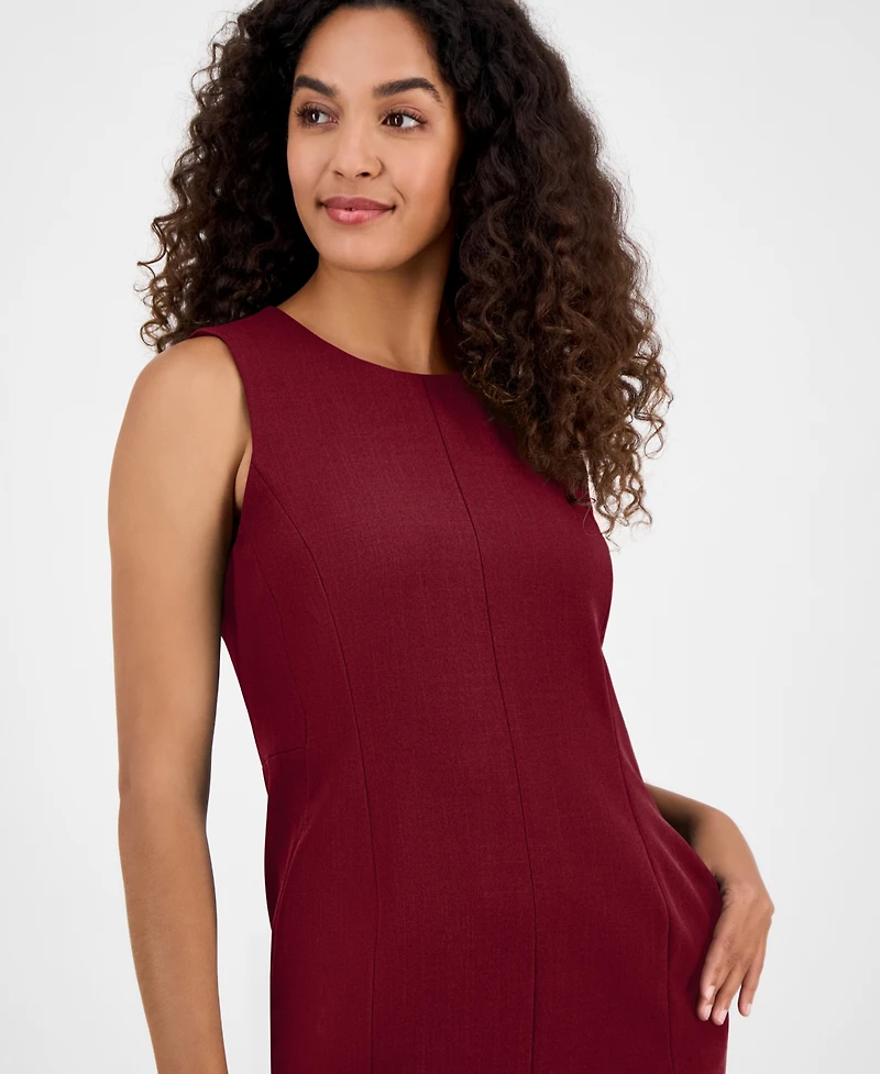 Kasper Women's Sleeveless Multi-Seam Sheath Dress, Regular & Petite