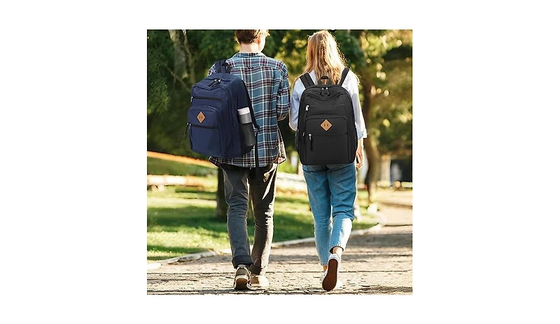 School Backpack Large Casual Book Bag Lightweight Back Pack fits 15.6 Inch Laptop for High School College Travel