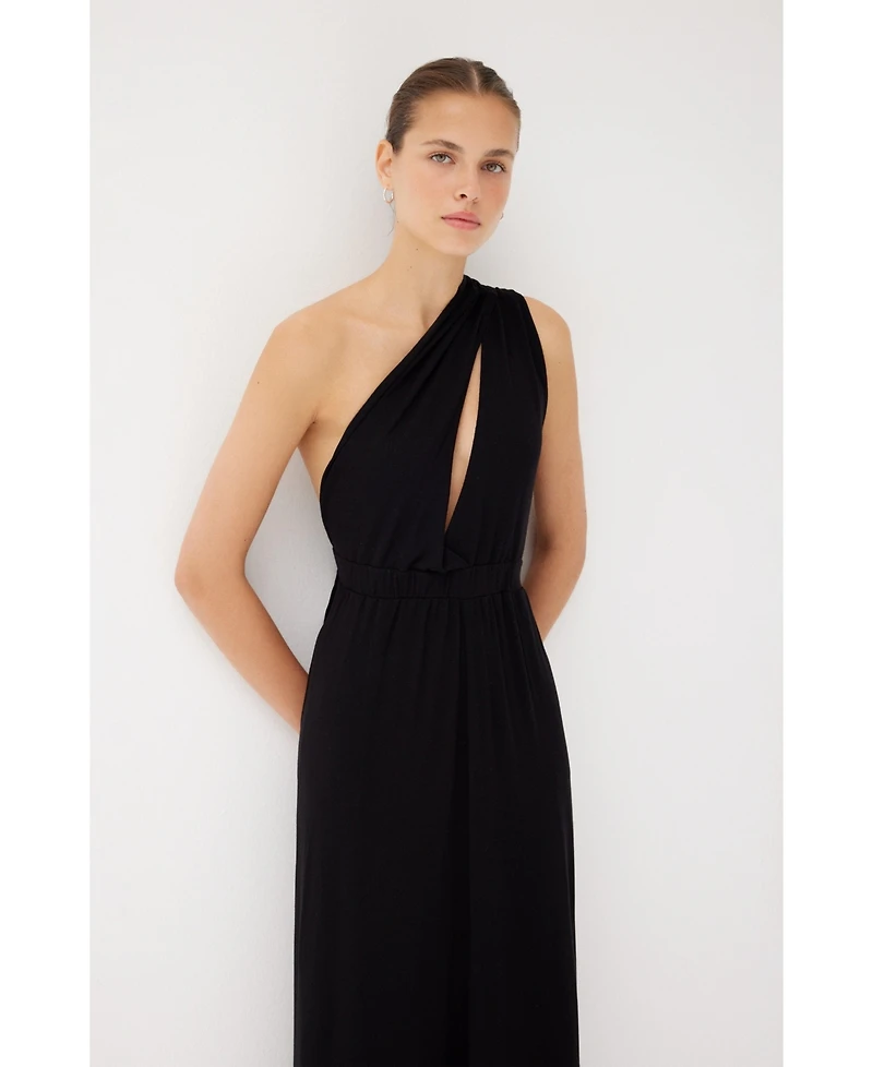 Labeca London Us Women's Laila Black Multiway Maxi Dress - m-l /