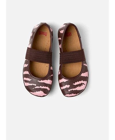 Camper Right Kids Twins Leather Mary Janes