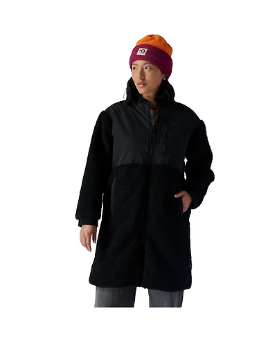 Backcountry Women's Mixed Fabric Fleece Long Coat Jackets