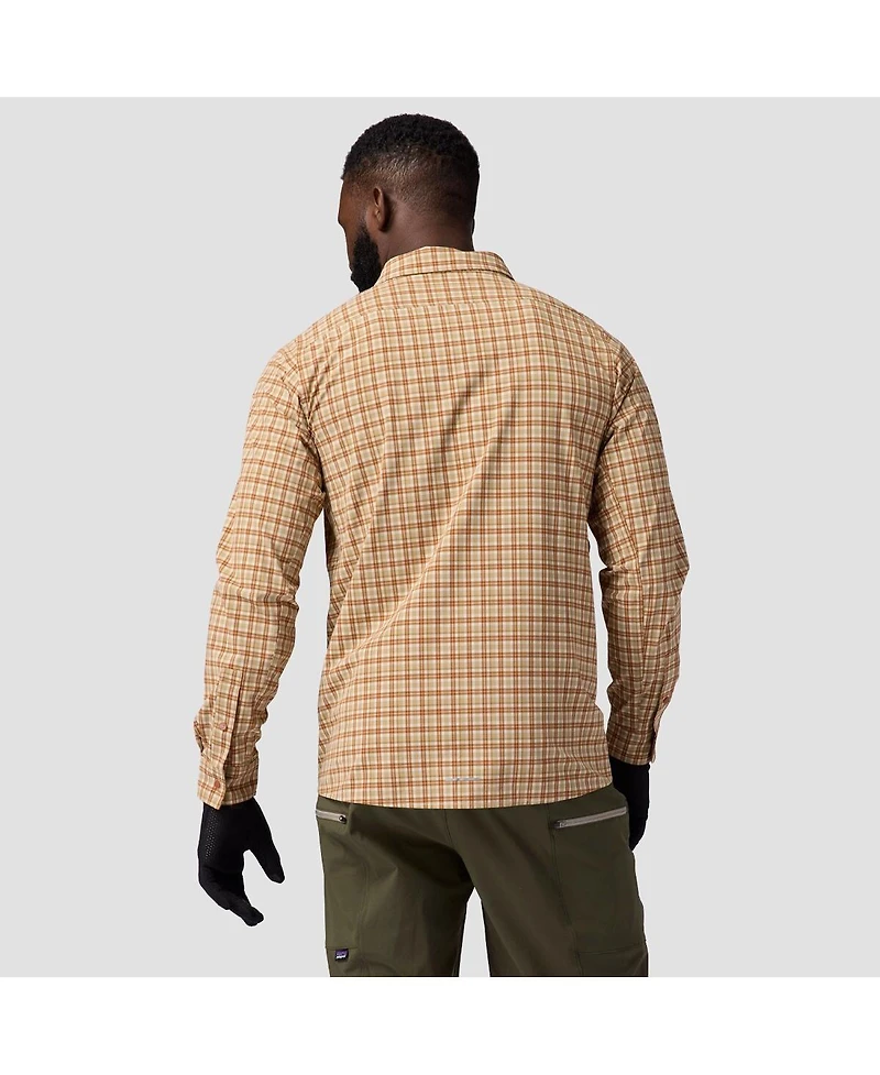Backcountry Men's Slickrock Long-Sleeve Button-Up Jersey Mountain Bike Jerseys Long Sleeve