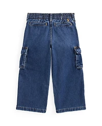 Polo Ralph Lauren Girls 2T-6X Wide Leg Cargo Jeans
