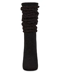 MeMoi Women's Contessa Loose Knit Slub Extended Crew Socks