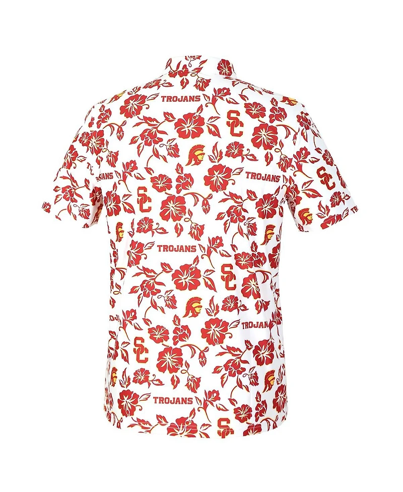Reyn Spooner Men's White Usc Trojans Pua Performance Polo Shirt