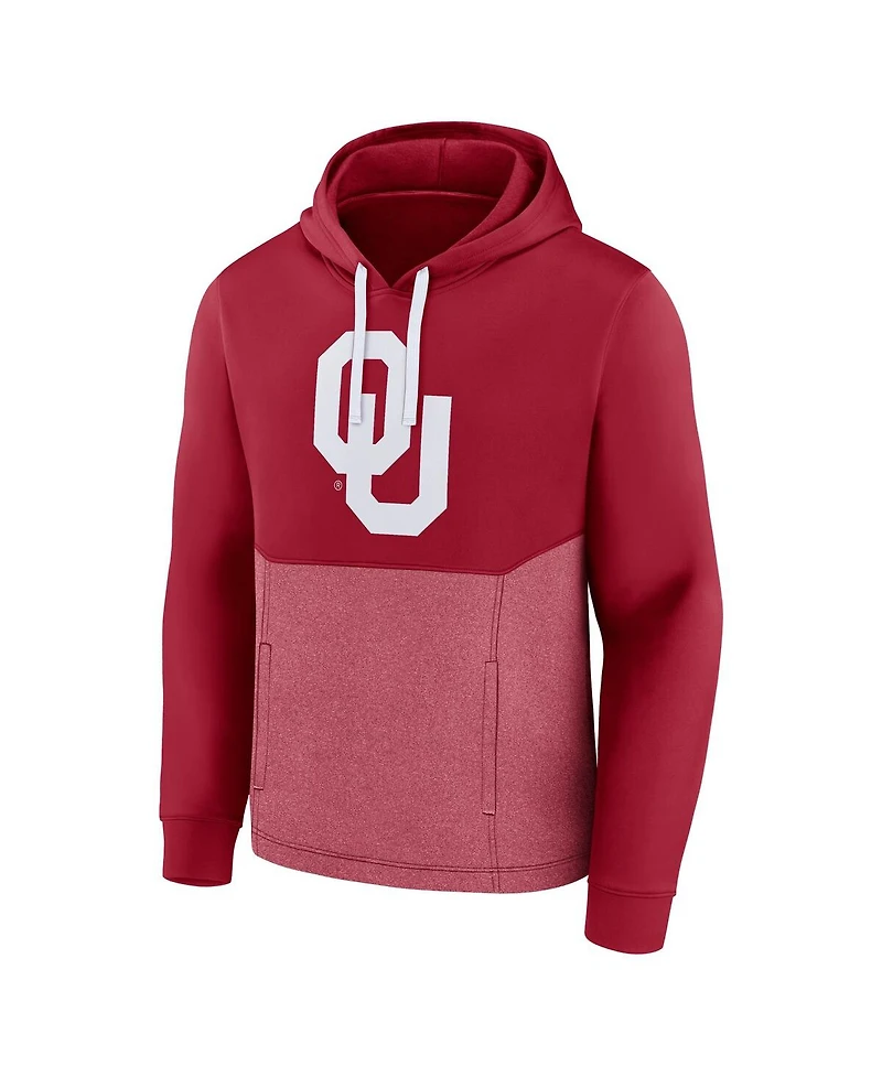 Fanatics Men's Crimson Oklahoma Sooners Winter Camp Pullover Hoodie