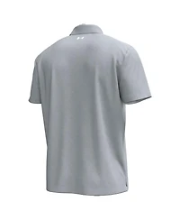 Under Armour Men's Gray Notre Dame Fighting Irish Sporting Leprechaun Icon Polo Shirt