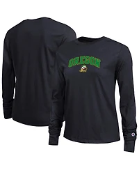 Champion Women's Black Oregon Ducks Arch Over Logo Long Sleeve T-Shirt