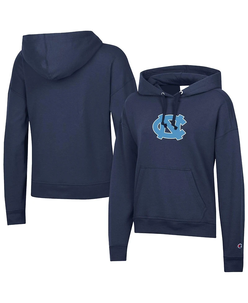 Champion Women's Navy North Carolina Tar Heels Powerblend Fleece Hoodie