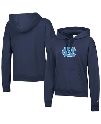 Champion Women's Navy North Carolina Tar Heels Powerblend Fleece Hoodie