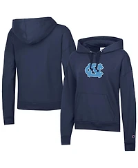Champion Women's Navy North Carolina Tar Heels Powerblend Fleece Hoodie