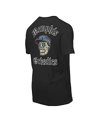 New Era Men's Black Memphis Grizzlies Sugar Skulls T-Shirt