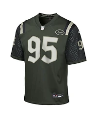 Nike Big Boys and Girls Quinnen Williams Gotham Green New York Jets 2025 Rivalries Collection Game Jersey