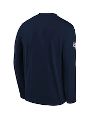 Nike Big Boys and Girls Pitch Blue Miami Dolphins 2025 Rivalries Collection Sideline Legend Dri-fit Long Sleeve T-Shirt