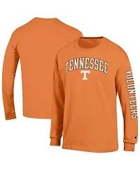 Champion Men's Tennessee Orange Volunteers Arch Over Logo 2-Hit Long Sleeve T-Shirt