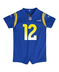 Nike Baby Boys and Girls Puka Nacua Royal Los Angeles Rams Game Romper Jersey