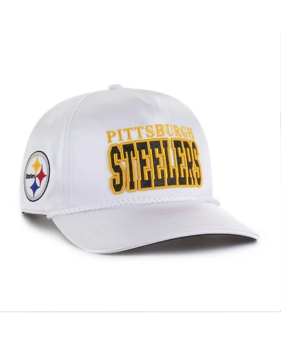 '47 Brand Women's White Pittsburgh Steelers Outspoken Hitch Adjustable Hat