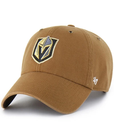 Carhartt x '47 Men's Brown Vegas Golden Knights Clean Up Adjustable Hat