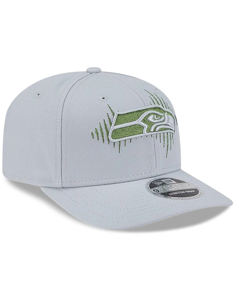 New Era Men's Wolf Gray Seattle Seahawks 2025 Rivalries Collection Fan Pack 9SEVENTY Adjustable Hat