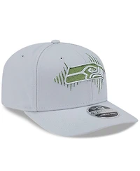 New Era Men's Wolf Gray Seattle Seahawks 2025 Rivalries Collection Fan Pack 9SEVENTY Adjustable Hat
